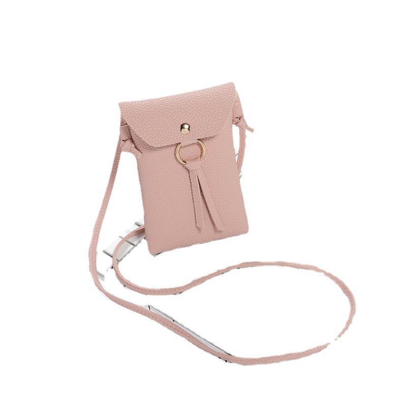 Women's Mini Square Crossbody Shoulder Bag PU Solid Color - Image 4