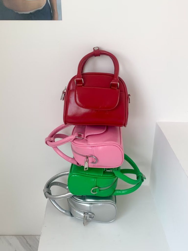 Korean Style Shell Mini Tote Bag - PU Crossbody Shoulder Bag for Women